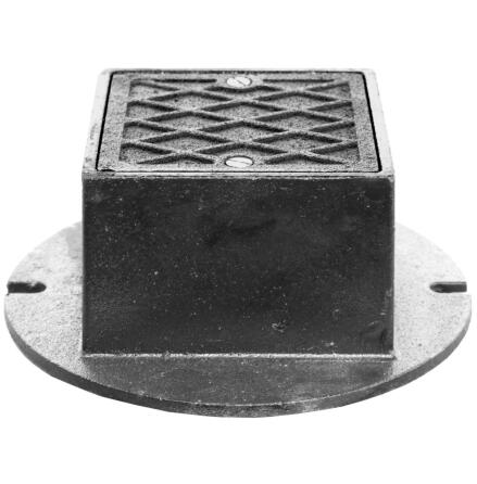 L�tt bet�ckning, kvadratisk t�tt lock dim 150 mm