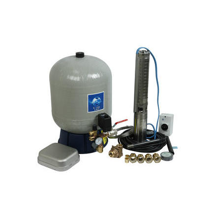 Pumppaket Komplett SP 4"-paket, 3x400 V med glasfiberarmerad tank